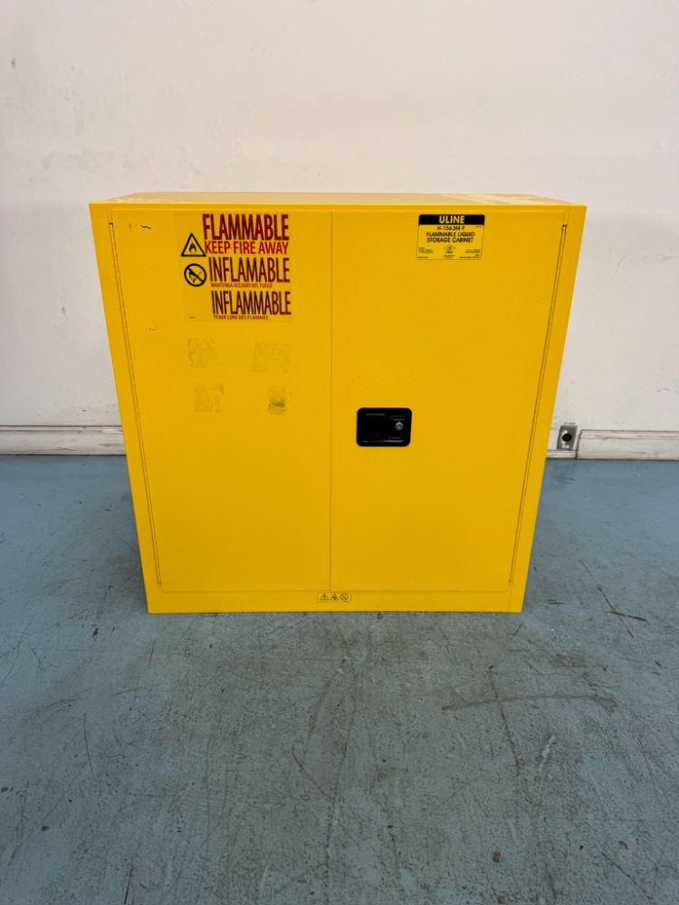 Image of ULine Flammable Liquid Storage Cabinet